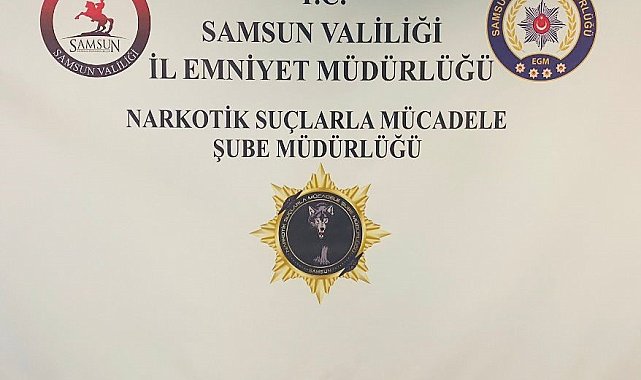 Samsun'da 1 kilo 773 gram metamfetamin ele geçirildi: 3 gözaltı