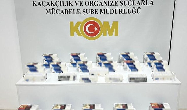 Samsun'da 11 bin 760 adet makaron ele geçirildi