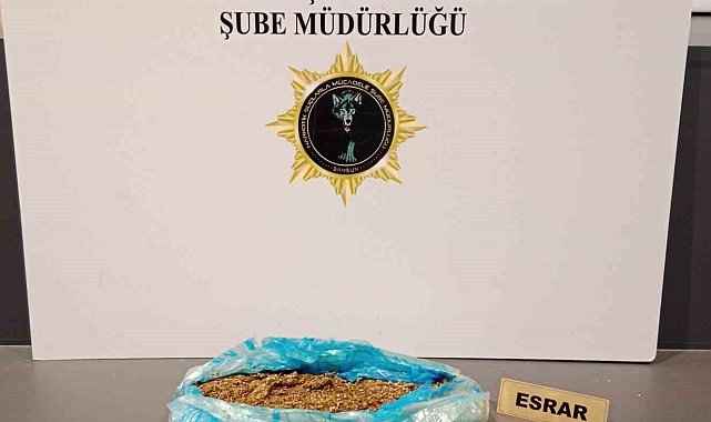 Samsun'da 665 gram esrar ele geçirildi
