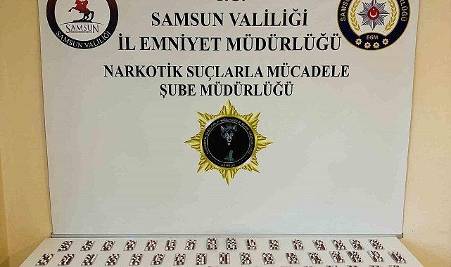 Samsun'da 952 adet sentetik ecza ile yakalanan şahıs tutuklandı