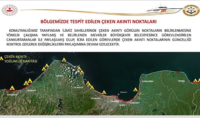 Samsun&#039;da yüzme alanları ile tehlikeli ve yasak alanlar belirlendi