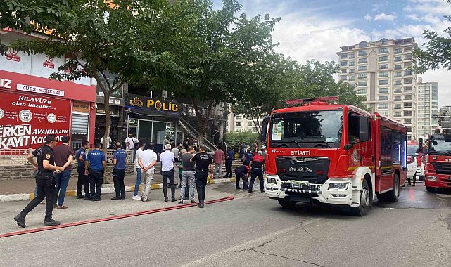 Şanlıurfa'da atış poligonunda korkutan yangın