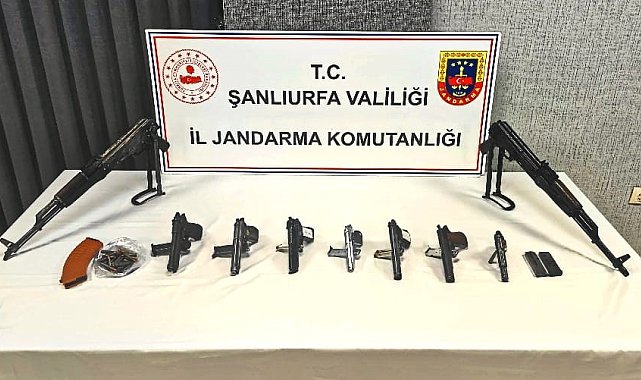 Şanlıurfa'da silah kaçakçılığı operasyonunda 7 gözaltı