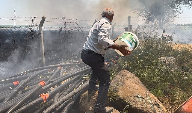 Şanlıurfa'da yangın paniği