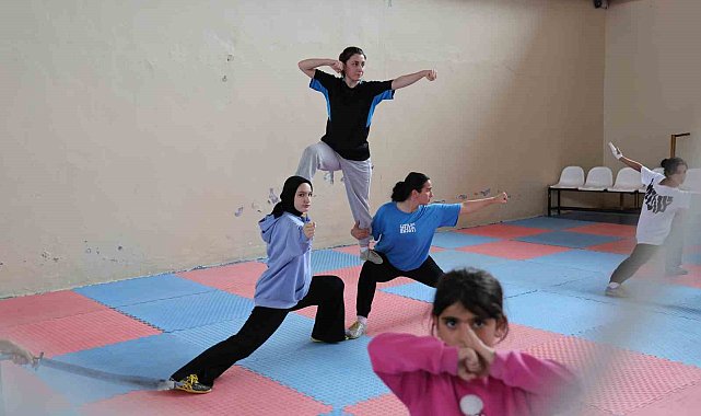 Şarkışlalı wushu sporcuları başarıya doymuyor