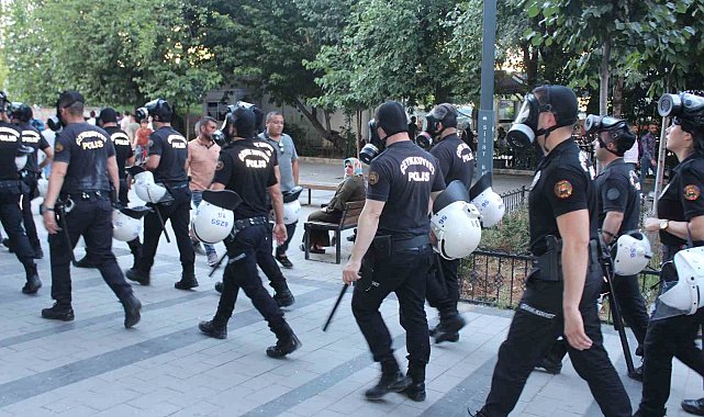 Siirt'te izinsiz "kayyum" açıklamasına müdahale
