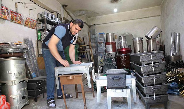 Siirt'te piknik sezonuyla birlikte mangal satışlarında artış yaşanıyor
