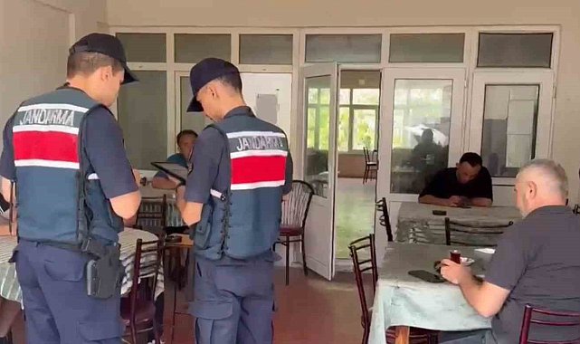 Sinop'ta jandarma denetimleri