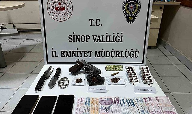 Sinop'ta uyuşturucu operasyonu: 2 tutuklama