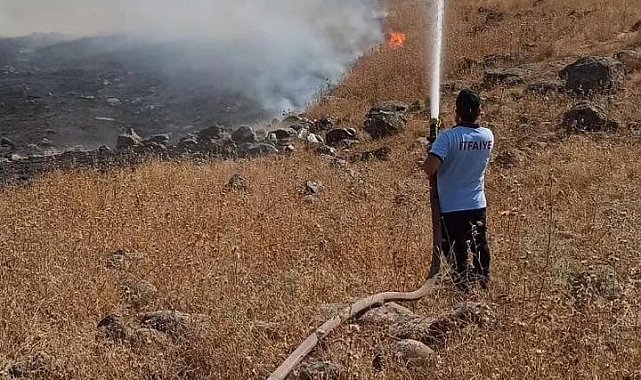 Şırnak'ta 7 köye sıçrayan anız yangını kontrol altına alındı