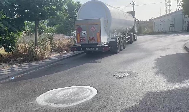 Sıvılaştırılmış doğal gaz sızıntısı ekipleri harekete geçirdi
