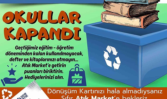 Söke Belediyesi'nden Kağıt Atıkları Toplama Kampanyası