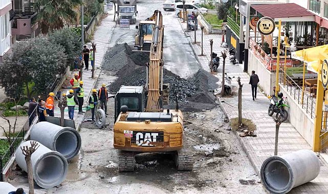 Söke'de altyapı çalışmaları tüm hızıyla sürüyor