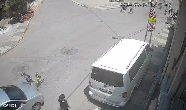 Sultanbeyli'de feci kaza: Otomobil bisikletli çocuğa çarptı