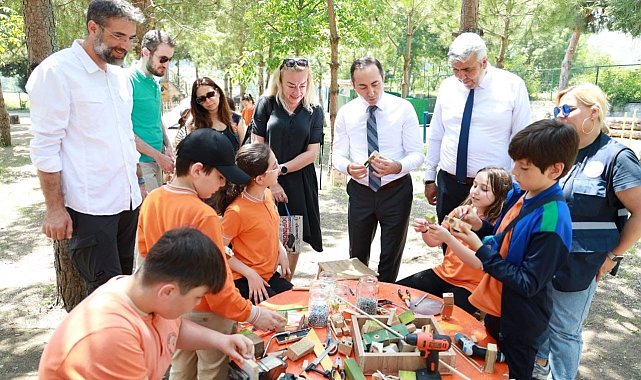 Tabiat okulunda Çevre Haftası etkinlikleri
