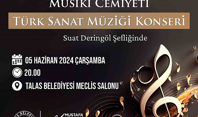 Talas Musiki Cemiyeti'nden sanat müziği konseri