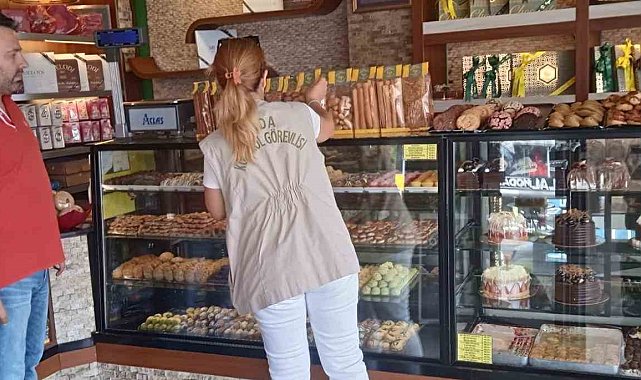 Tatlı ve unlu mamul satışı yapan işletmelere denetim yapıldı