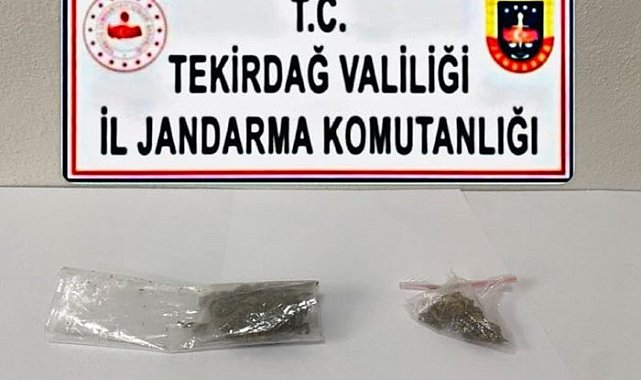 Tekirdağ'da uyuşturucu operasyonunda bonzai, esrar ve metamfetamin ele geçirildi