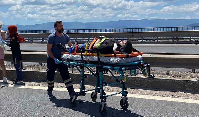 TEM'de 3 araç kazaya karıştı: 1'i çocuk 7 yaralı