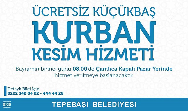 Tepebaşı'nda kesim alanı hazır