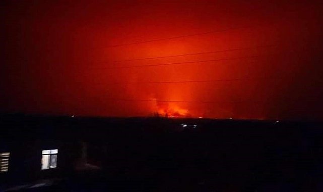 TİGEM arazisindeki büyük yangın kontrol altına alındı