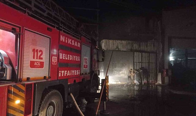 Tokat'ta 1 haftada aynı fabrikada ikinci yangın