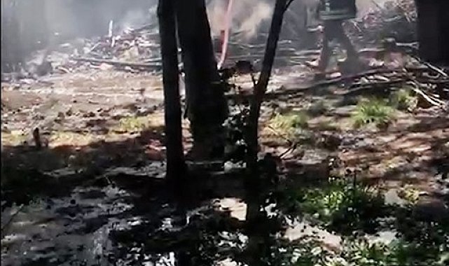 Tokat'ta çalıları yakmak isterken evlerini yaktılar