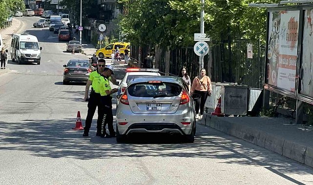Trafik ekiplerinden sürücülere sıkı denetim