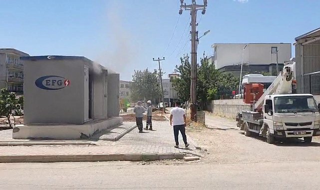 Trafodan yükselen dumanlar korkuttu