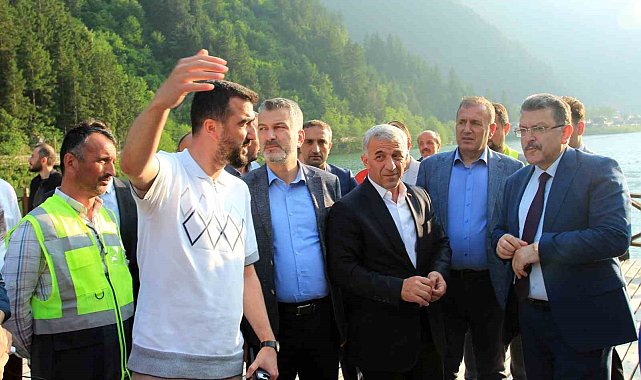 Turizm sezonu öncesi Uzungöl'deki eksikleri yerinde gördüler