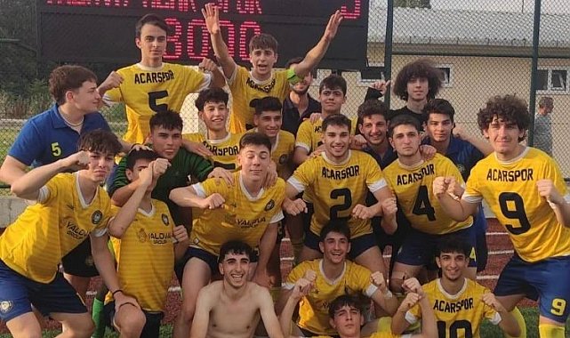 Türkiye Şampiyonası U17 Futbol 1. Kademe müsabakalarının şampiyonu Acarspor oldu