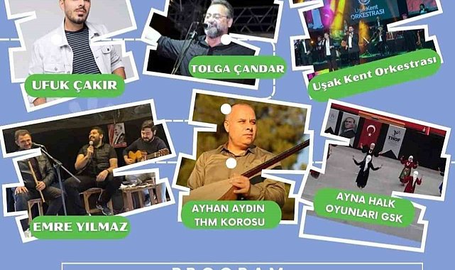 Uşak'ta Kızılcasöğüt Sarıçam Yaz Şenlikleri başlıyor