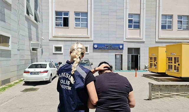 Uyuşturucu ticaretinden 12,5 yıl hapis cezası bulunan kadın yakalandı