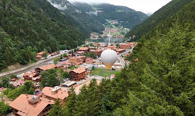 Uzungöl'ü balondan izleyecekler