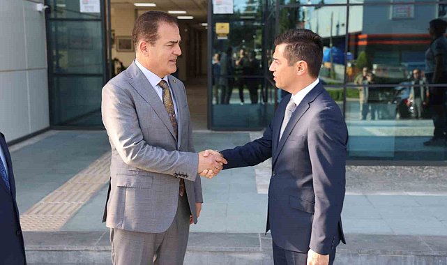 Vali Akbıyık, Başkan Ünlü ile görüştü