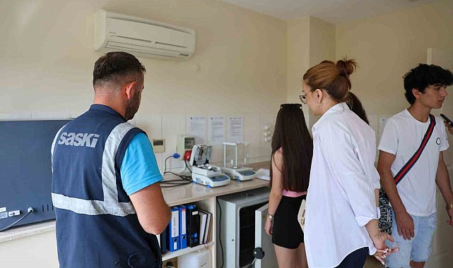 Yabancı öğrenciler, atık su arıtma tesisine hayran kaldı