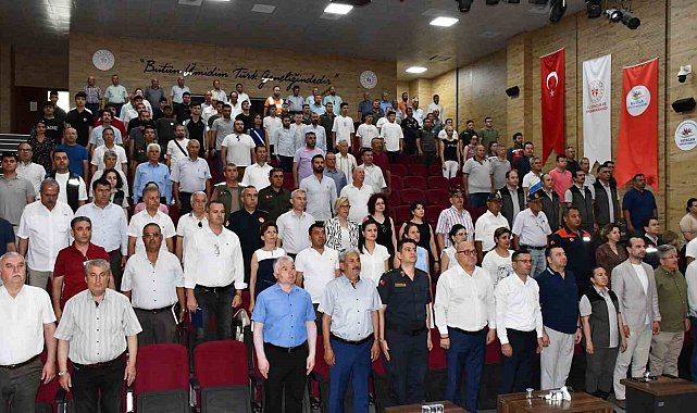 Yatağan'da orman yangınlarıyla ilgili bilgilendirme toplantısı düzenlendi