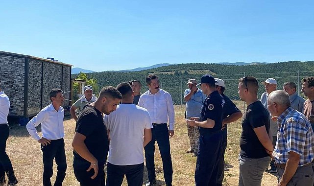 Yenişehir'deki yangın korkuttu