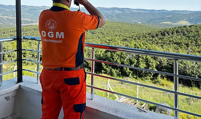 Yozgat'ta yangınlara karşı ormanlar gözetleniyor