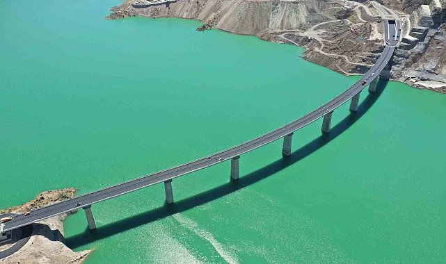Yusufeli Merkez Viyadüğü yarın hizmete açılıyor