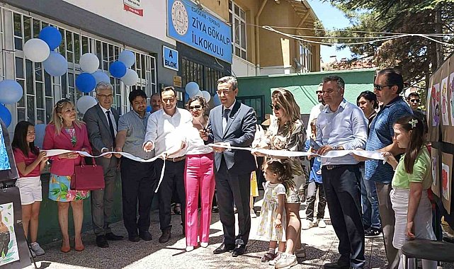 Ziya Gökalp İlkokulu'nda yıl sonu sergisi ve hayır pazarı