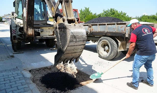 10 kilometre yeni yol 38 kilometre yolda regraj yapıldı