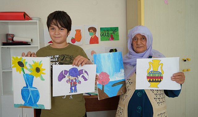 10 yaşındaki küçük yetenek yaptığı resimlerle kendine hayran bırakıyor