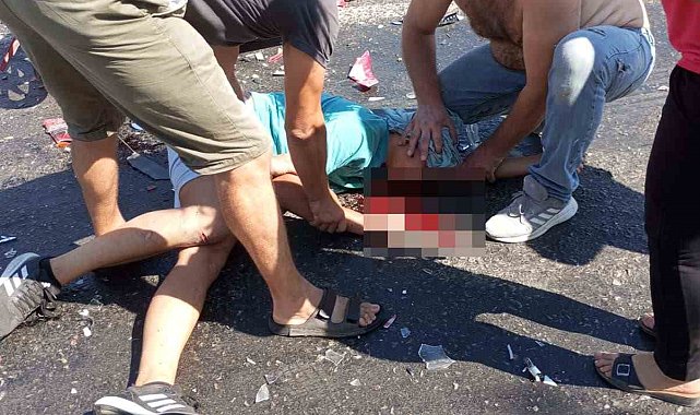 14 yaşındaki kasksız ve ehliyetsiz motosiklet sürücüsü ağır yaralandı