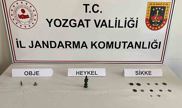 15 tarihi eser ele geçirildi