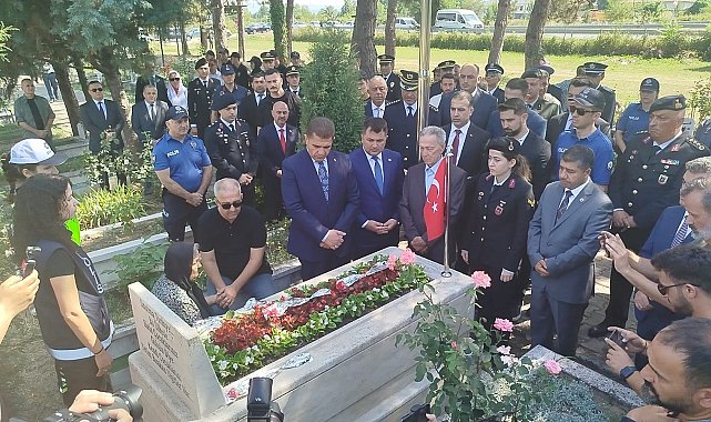 15 Temmuz şehidi mezarı başında anıldı