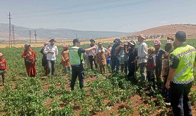 357 mevsimlik tarım işçisine jandarmadan eğitim