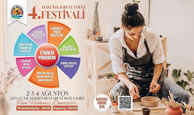 '4. Kadın El Emeği Festivali' Atakum sahilinde başlıyor