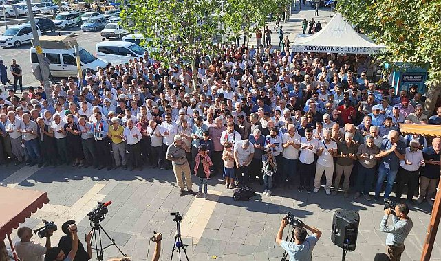 Adıyaman'da Hamas lideri Haniye için gıyabi cenaze namazı kılındı