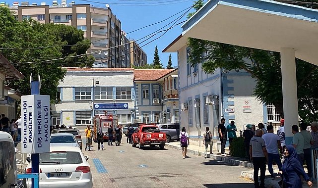 ADÜ Diş Hekimliği Fakültesi'nde yangın paniği
